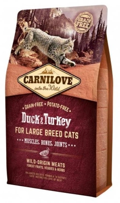 CARNILOVE Cat Duck & Turkey For Large Breed 2kg
