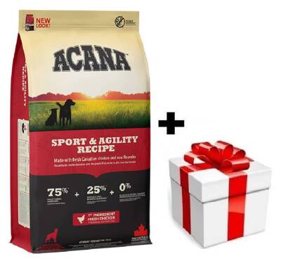 Acana Heritage Sport & Agility 17kg + sorpresa per il cane GRATIS