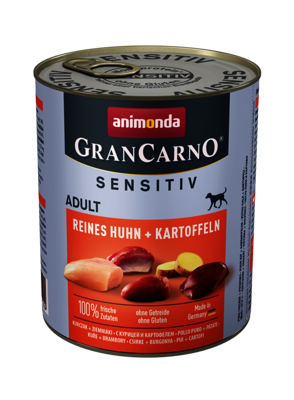 Animonda GranCarno Sensitiv Adulto Cane Pollo & Patate 800g