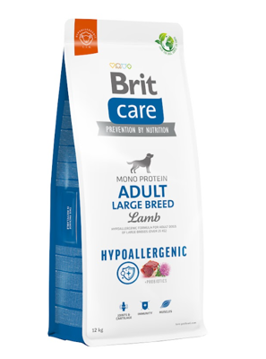 BRIT CARE Dog Hypoallergenic Adult Large Breed Agnello 12 kg