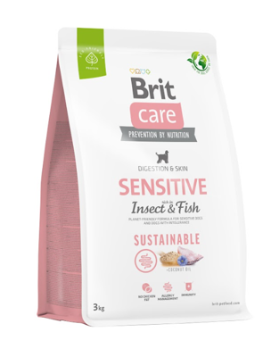 BRIT CARE Sustainable Sensitive Insect & Fish 3 kg