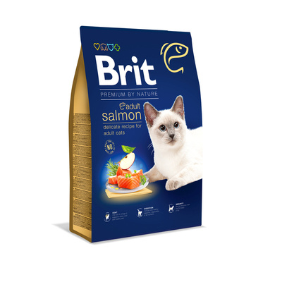 BRIT Premium By Nature Salmone per gatti adulti 300g