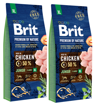 Brit Premium By Nature Junior XL Con pollo 2x15kg