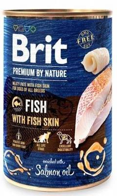 Brit Premium By Nature Pesce con pelle di pesce 400g