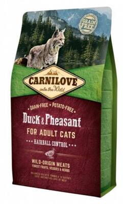 CARNILOVE Cat Duck & Pheasant Hairball Control 2kg