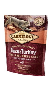 CARNILOVE Cat Duck & Turkey For Large Breed 400g