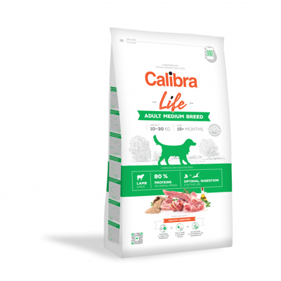 Calibra Dog Life Adult Medium Agnello 12 kg