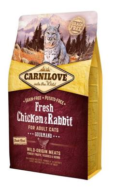 Carnilove Cat Fresh Pollo Coniglio Gourmand Per Adulti 6kg