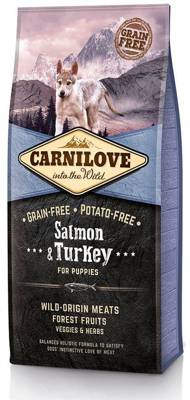 Carnilove Salmone e Tacchino per Cuccioli 1,5kg
