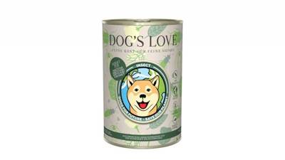 DOG'S LOVE Insekt pur - cibo per insetti e verdure 400g