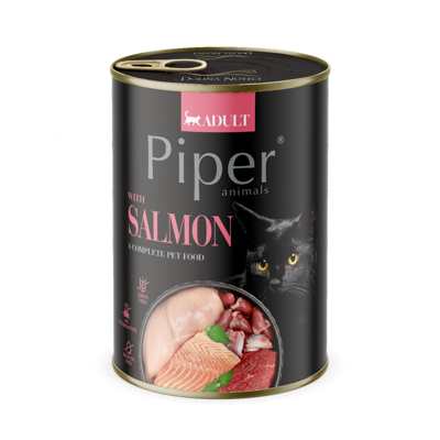 DOLINA NOTECI Piper per gatti co salmone 400g