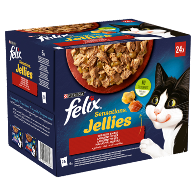 Felix Sensations Jellies Sapori del paese in gelatina 24x85g