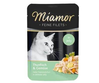 Miamor Feine Filets - cibo umido per gatti filetti di tonno con verdure 100g