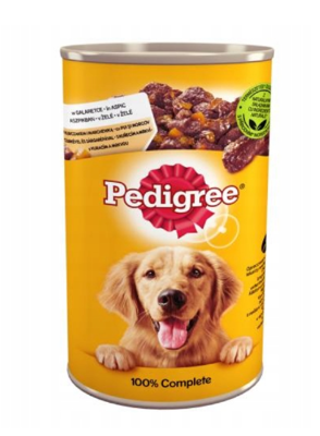 PEDIGREE Adult lattina 1200g - alimento umido completo per cani adulti, con pollo in gelatina