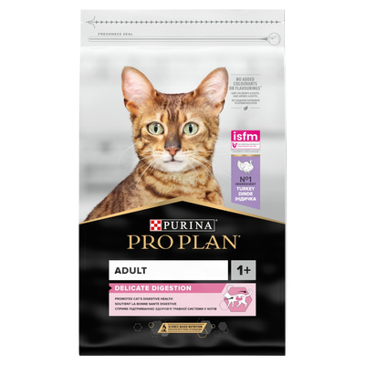 PRO PLAN Delicate Digestion cibo per gatti ricco di tacchino 10kg
