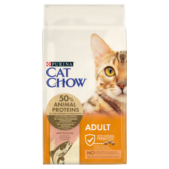 PURINA Cat Chow Adult Salmon Alimento per gatti 15 kg 