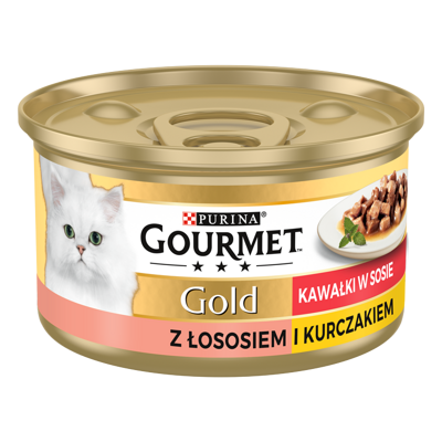 Purina Gourmet Gold salmone/pollo in salsa 85g