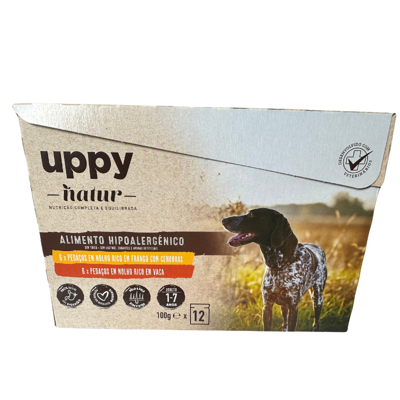 Uppy Natur 12x100g - cibo umido per cani adulti - senza cereali