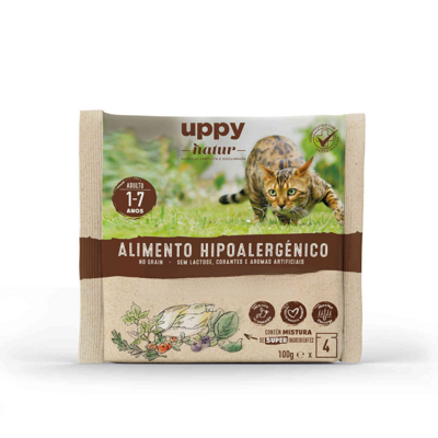 Uppy Natur 4x100g - cibo umido per gatti adulti - senza cereali