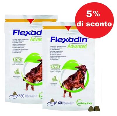 Vetoquinol Flexadin Advanced 2x60pc - 5% di sconto in un set